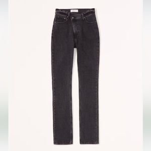 NWT Abercrombie High Rise Straight Jeans